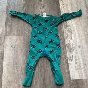 Bonds Teal Dog Print Kids One Piece